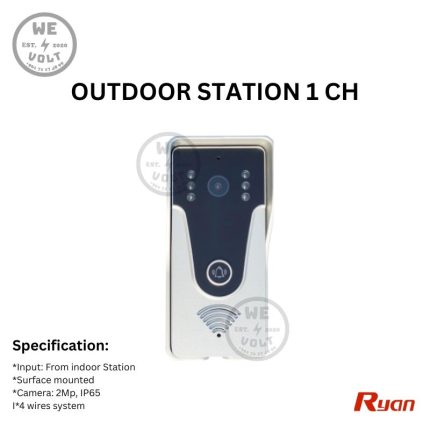 Ryan RAD352 Outdoor Door Station White