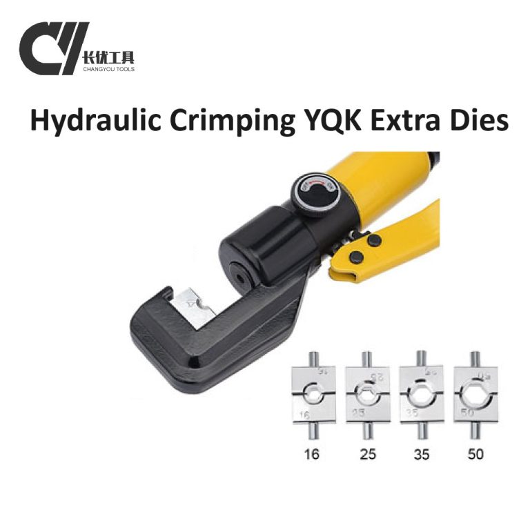 YQK70 Hydraulic Crimping Tool with Extra Dies (16, 25, 35, 50) We Volt