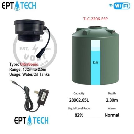 EPT TLC2206 ESP WiFi & Bluetooth Tank Level Monitor