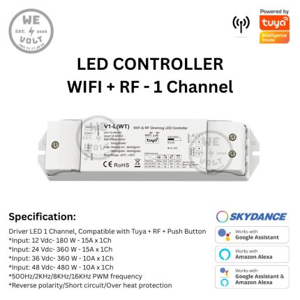 Skydance V1-L(WT) Smart LED Driver 12–48V