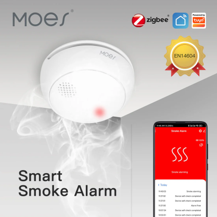 MOES Zigbee Smart Smoke Detector