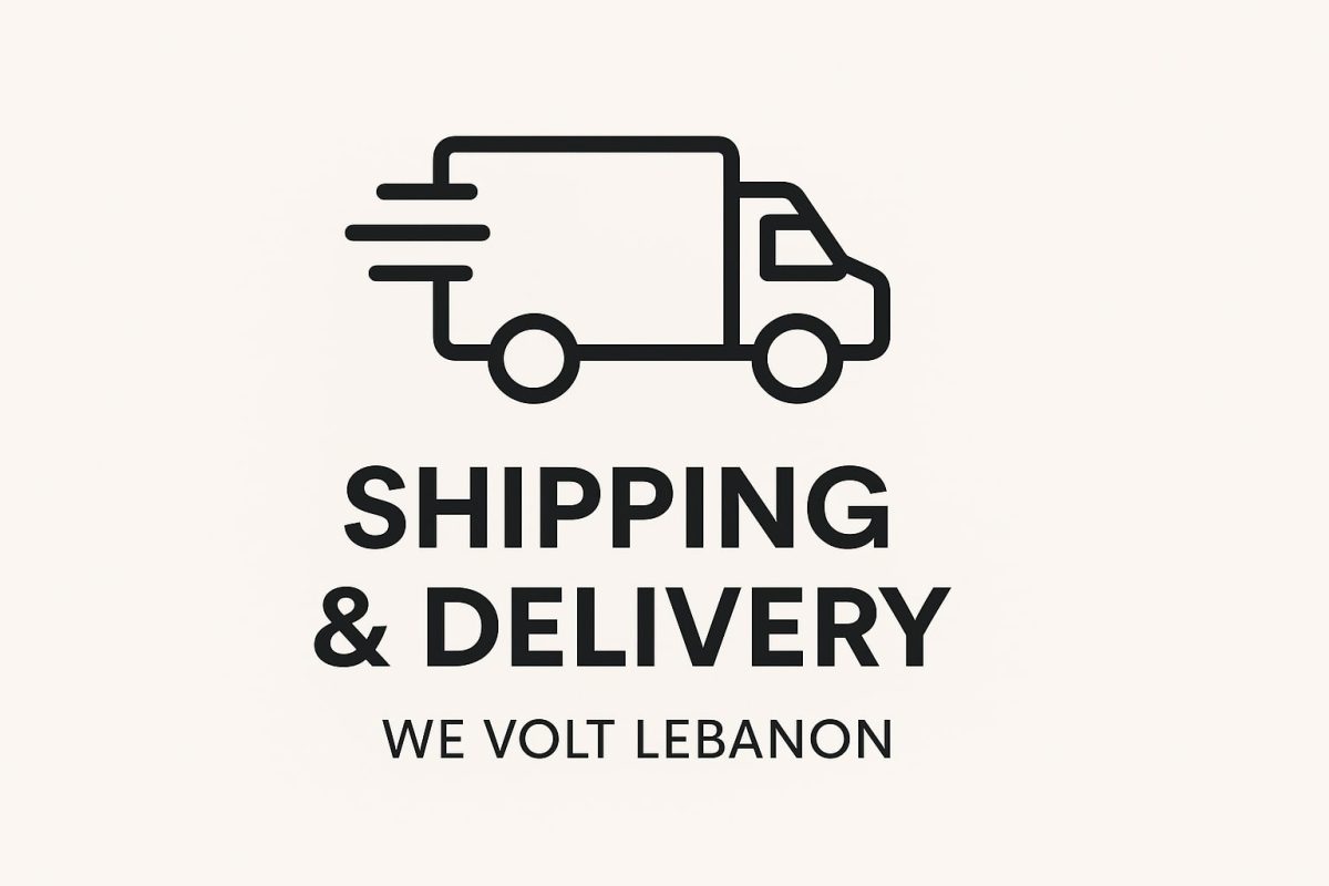 We Volt Lebanon Shipping and Delivery Truck Icon