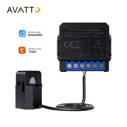 Avatto Smart Power Meter with Clamp – Tuya Compatible