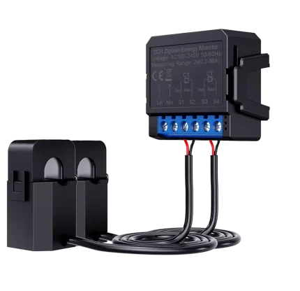 Avatto WPM16-2 WiFi Smart Dual Power Meter with 2 Clamp Sensors
