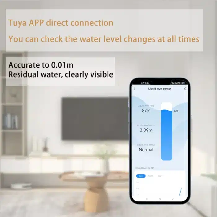 Tuya Smart App Settings for EPT-TLC2326 Sensor