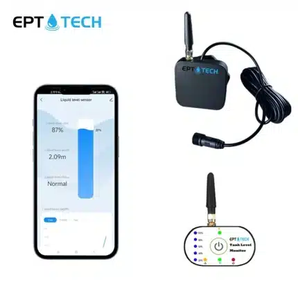 Liquid level monitoring via Tuya Smart app