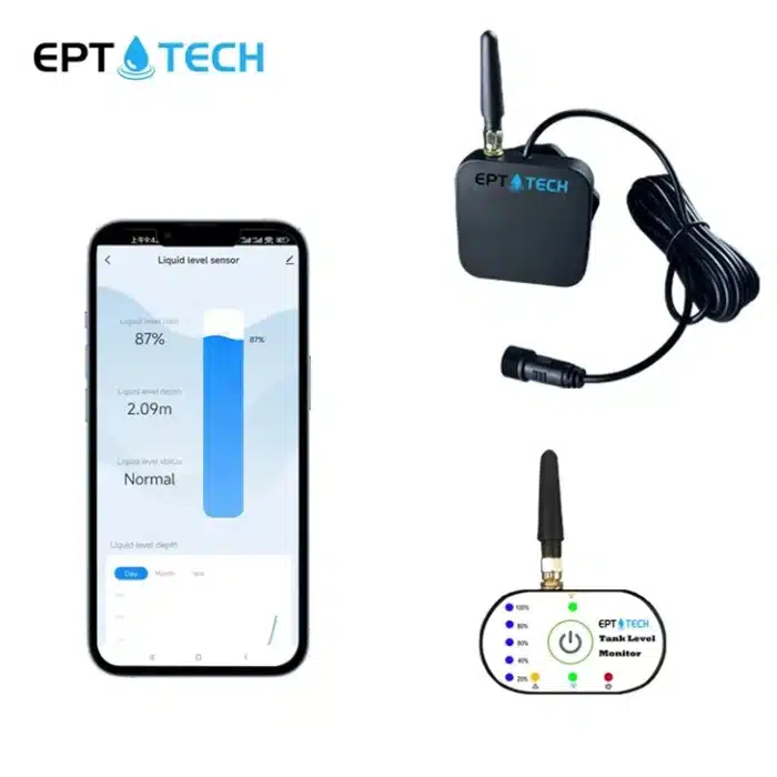 Liquid level monitoring via Tuya Smart app