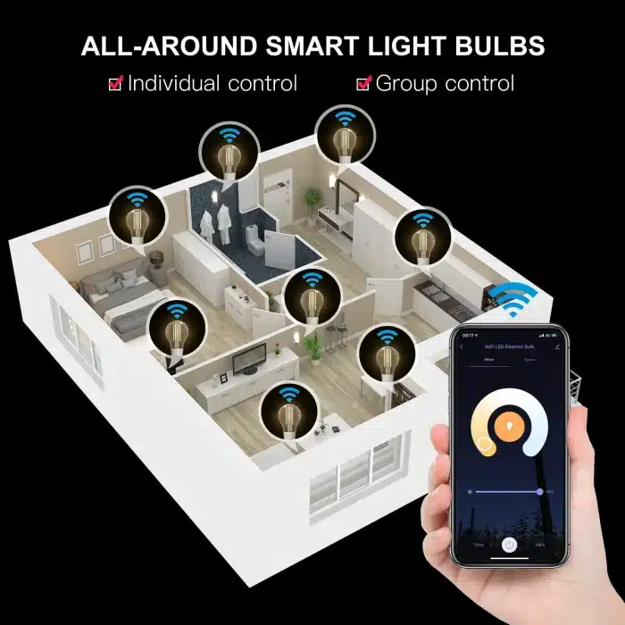 MOES Smart WiFi Filament Bulb – Group Control
