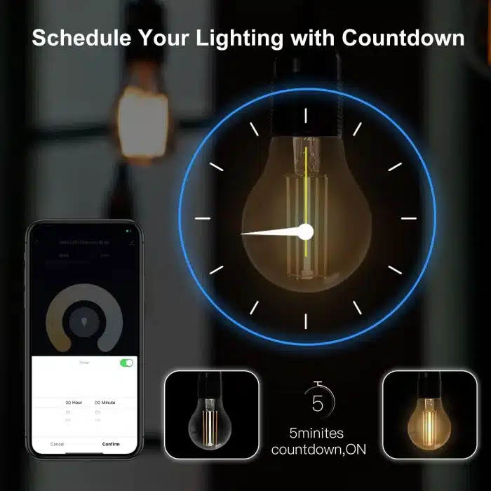 MOES Smart Bulb – Schedule & Timer