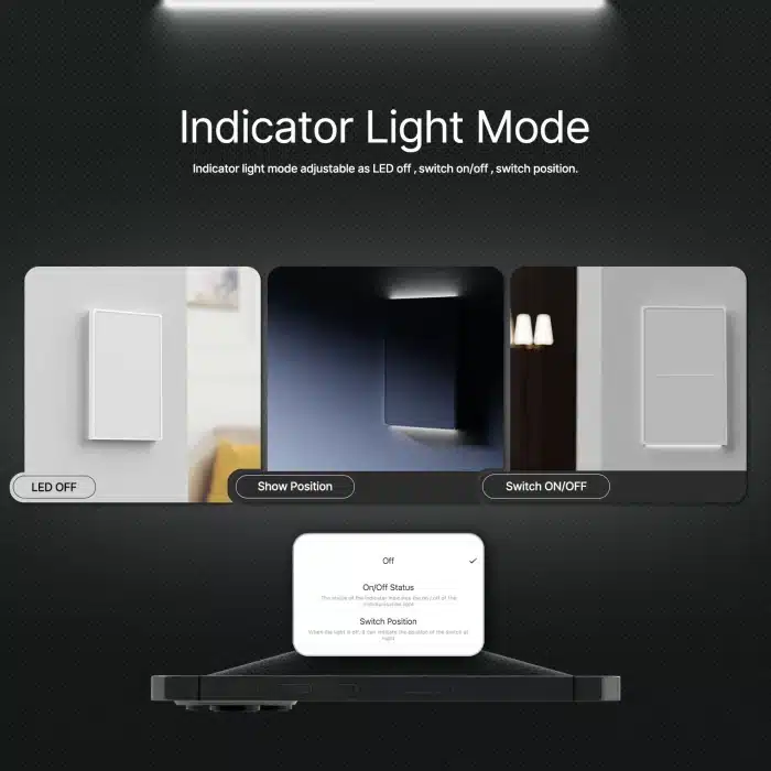 MOES Smart Switch – Indicator Light Mode