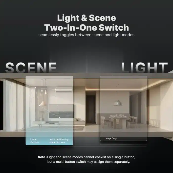 MOES Smart Switch – Light & Scene 2-in-1
