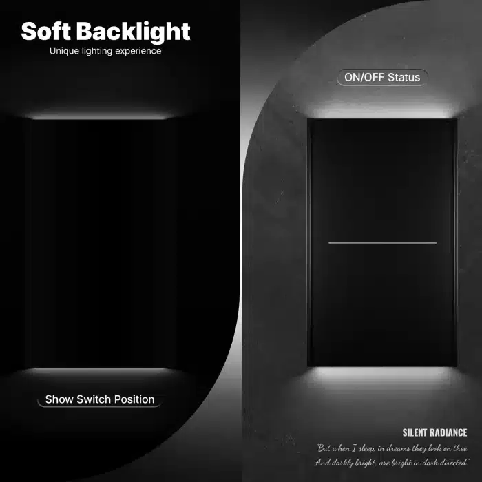 MOES Smart Switch with Soft Backlight