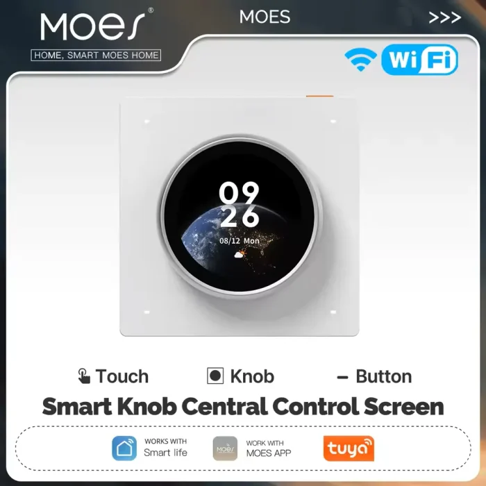 MOES WiFi Smart Knob Central Control Screen