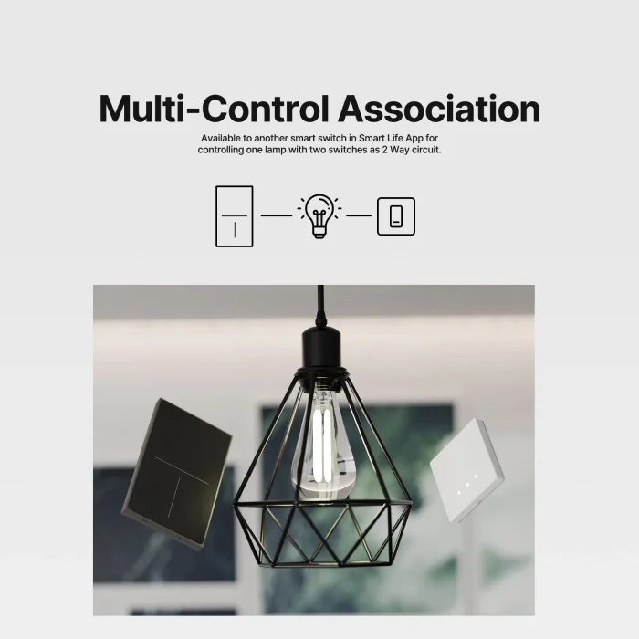 MOES WiFi Smart Switch full touch panel