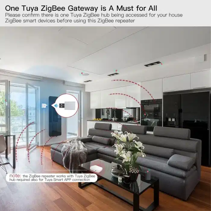 MOES ZigBee USB Signal Repeater & Hub Extender – Tuya Smart Home Amplifier