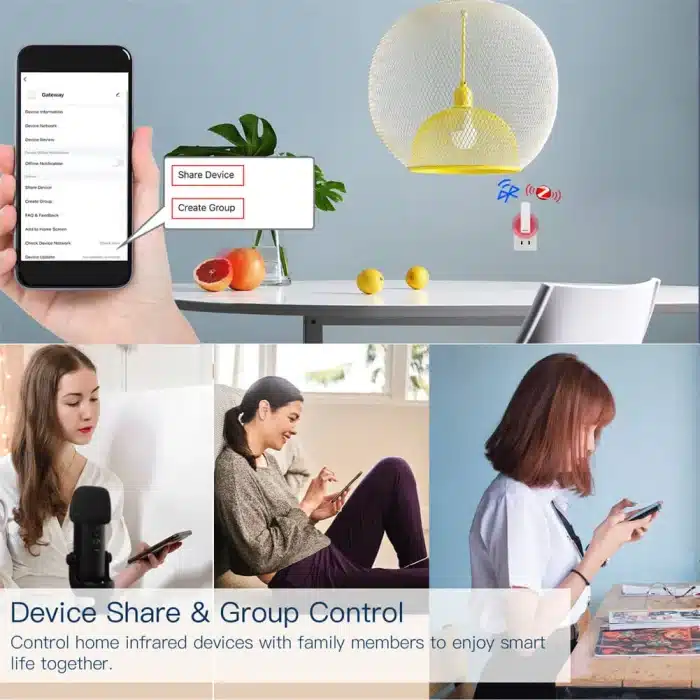 MOES Smart Life app device group sharing