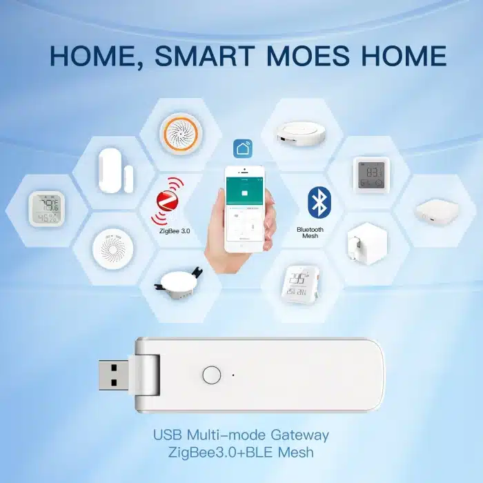 MOES USB gateway with Smart Life app integration