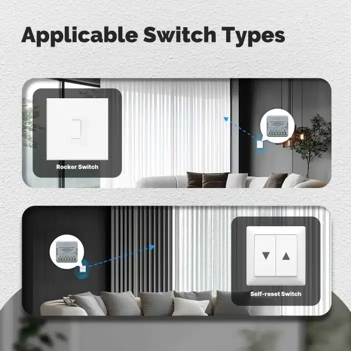 MOES ZigBee Curtain Switch Module Tuya Smart Life app remote control