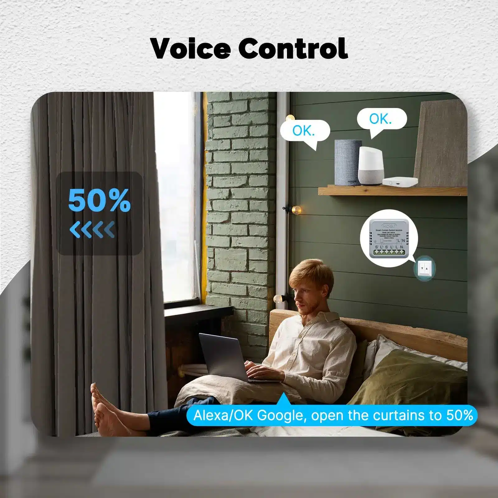 MOES Curtain Switch Module Scheduling & Timers MOES ZigBee Curtain Switch Module smart scheduling automation
