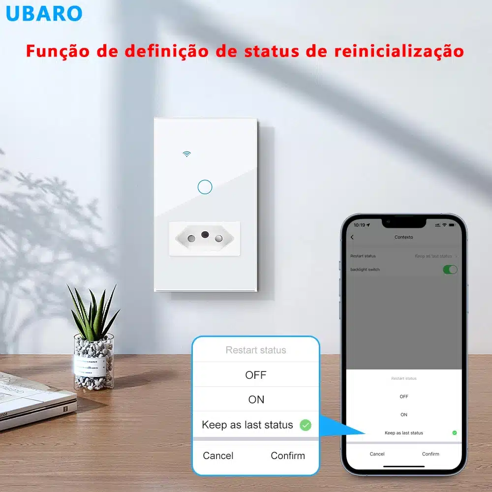 118type-smart-switch-socket-restart-status-setting 118 type smart switch with socket showing restart status memory setting in mobile app