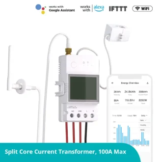 SONOFF POW Ring Smart Power Meter | POWCT - Monitor & Control Up to 100A
