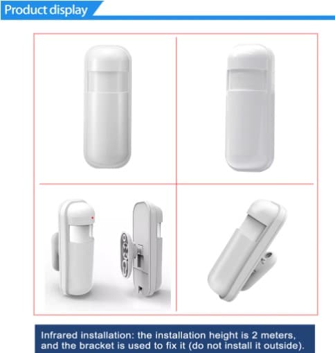 KERUI 433MHz Motion Sensor Wireless Mini PIR Infrared Detector - Image 2
