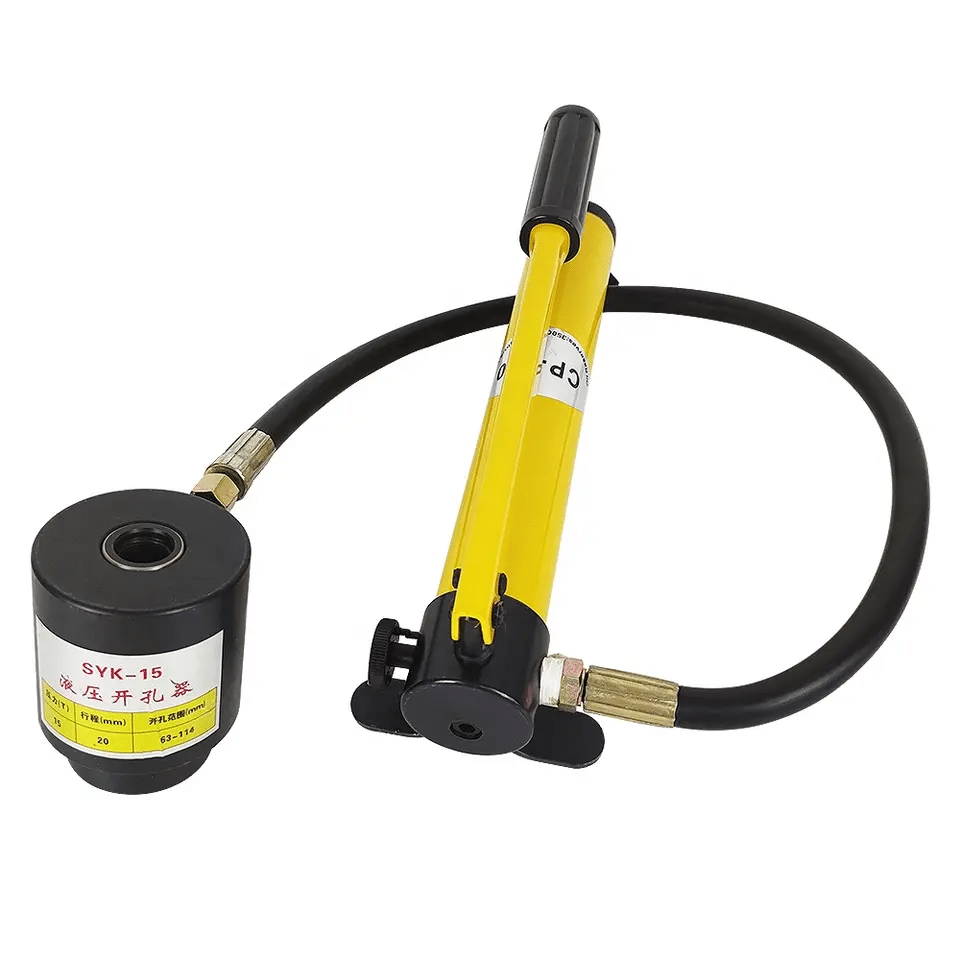 Hydraulic Hole Puncher SYK-15 - 15T Output, Punch Range 16-114mm - Image 3
