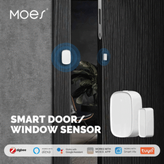 MOES Zigbee Magnetic Contact Sensor – Smart Door/Window Monitor