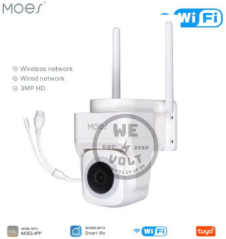 MOES Smart Wifi IP 3MP Camera Outdoor IP65. (Outdoor)
