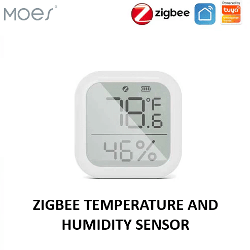 MOES Zigbee Temperature & Humidity Sensor – Smart Environment Monitor