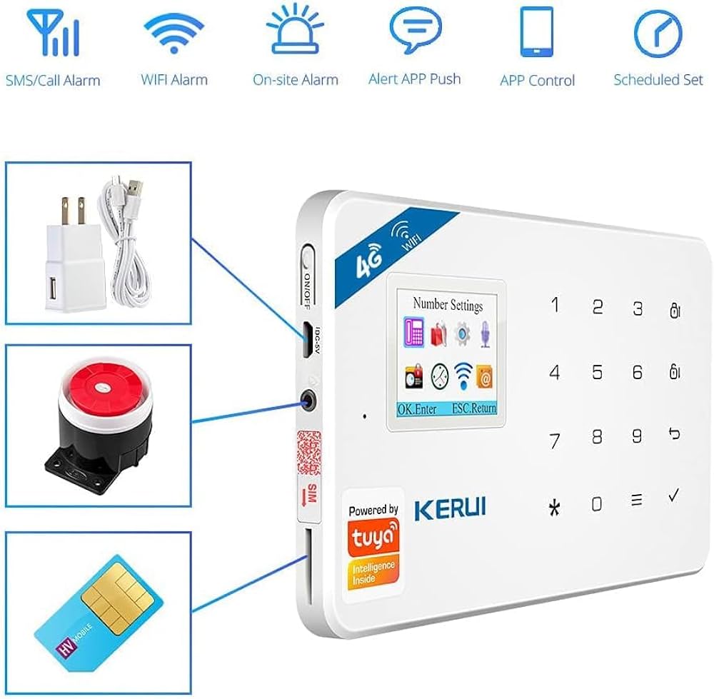 KERUI W184 WIFI GSM SMS APP Control Alarm System - Image 2