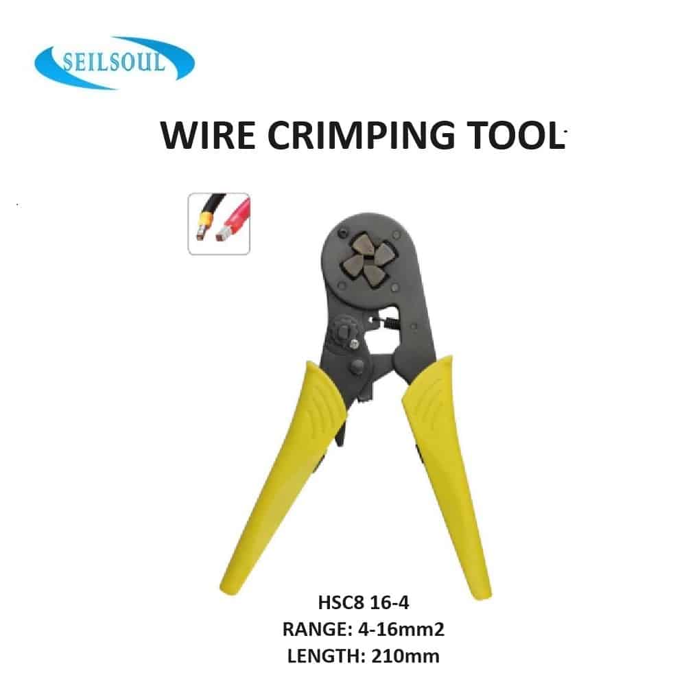 HSC16 16-4A Crimping Tool for 6-16mm² Cable End-Sleeves