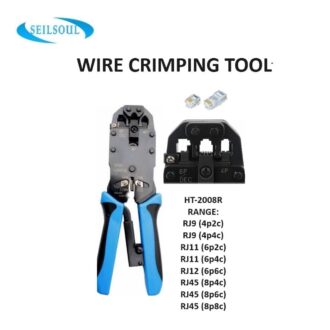 HT-2008R Crimping Tool for RJ-45, RJ-12, and RJ-11 Connectors