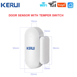 KERUI Wireless Mini Small Micro Door Sensor Home Security Door Window Sensor Detector Anti-Tamper For GSM WIFI Alarm System
