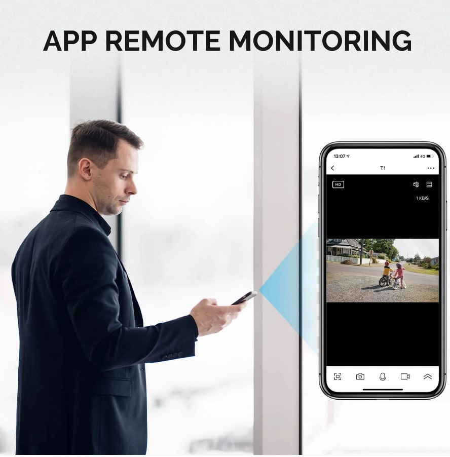 MOES WiFi Smart Outdoor Camera HD 3MP Sound Motion Detection Color Night Vision Two-Way Audio Security Monitor - Image 3