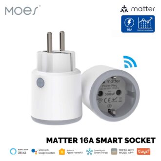 MOES Wifi Smart Plug with Monitoring Matter