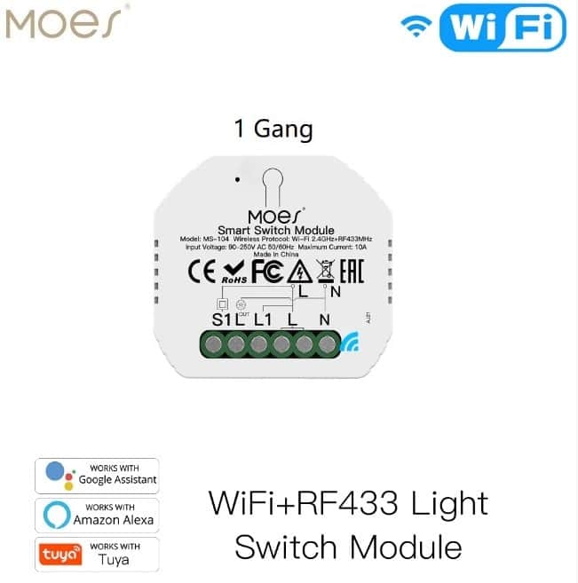 MOES Mini Single Wifi Smart Switch