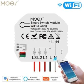 MOES Mini Triple Smart Switch