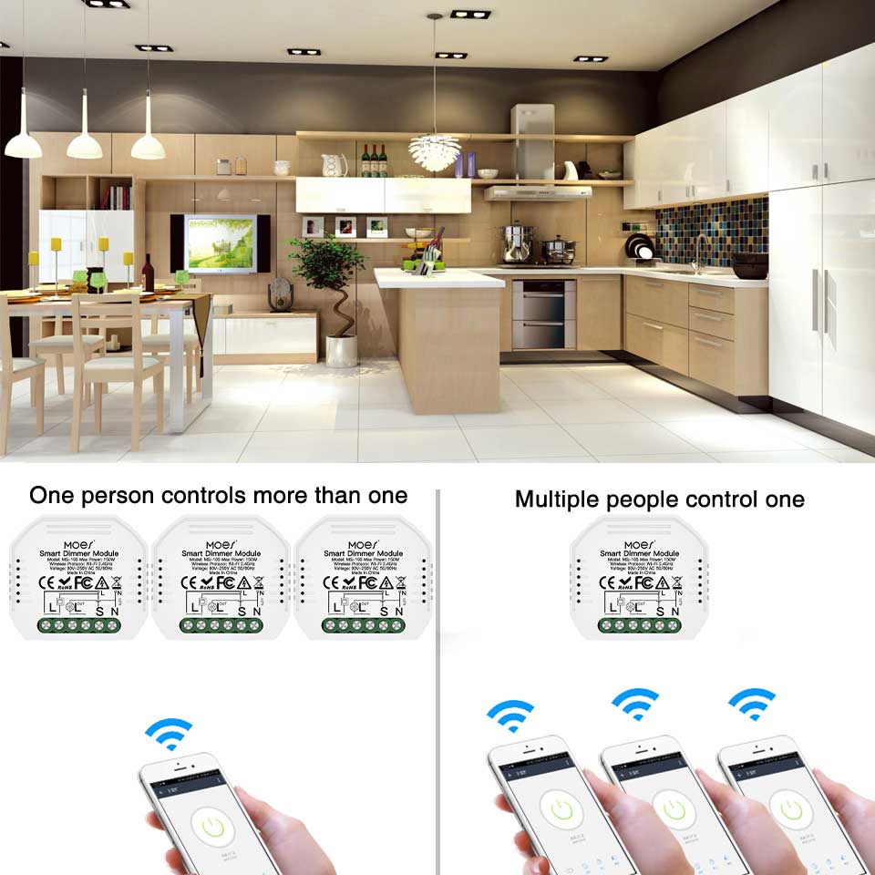 MOES Wifi Mini Dimmer Smart Switch - Image 8