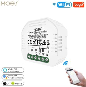 MOES Wifi Mini Dual Dimmer Smart Switch