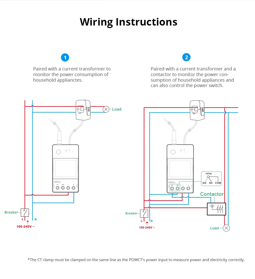 SONOFF POW Ring Smart Power Meter | POWCT - Monitor & Control Up to 100A - Image 13