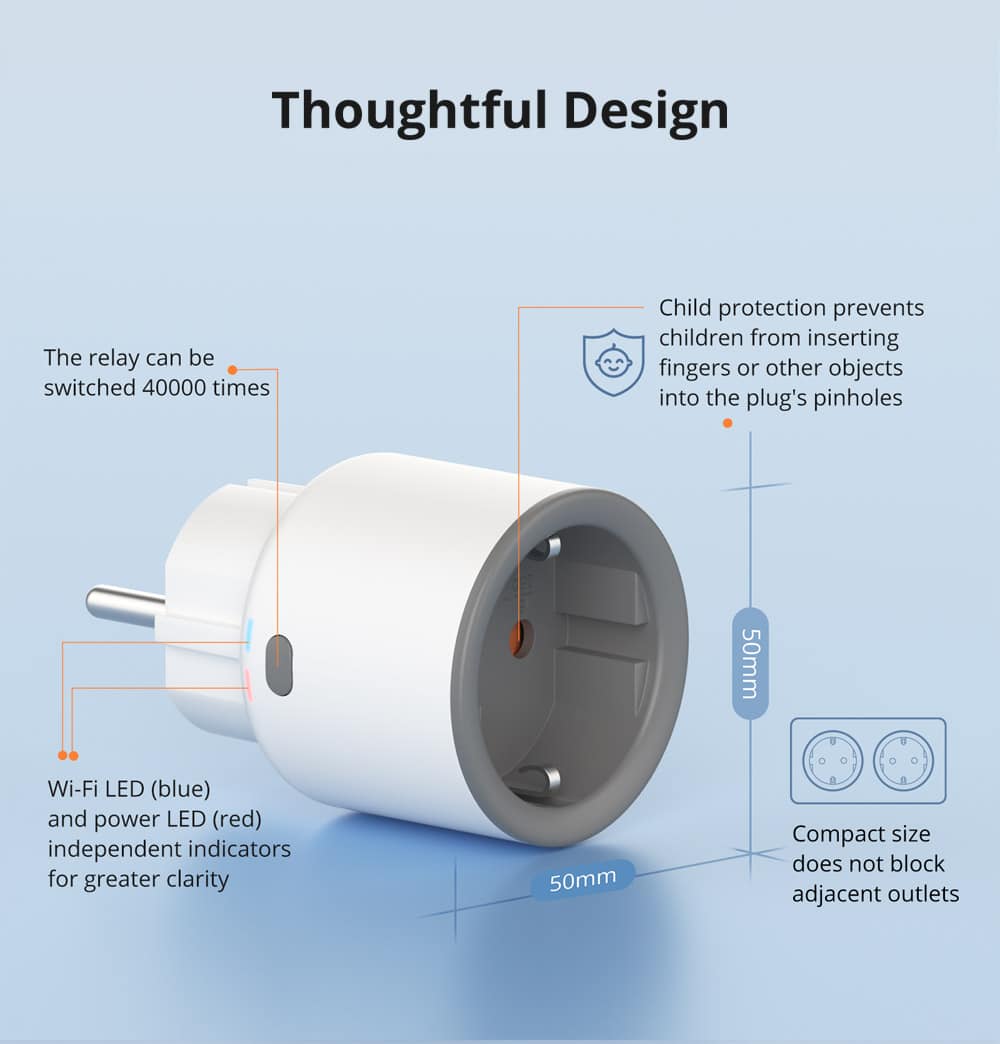 SONOFF iPlug Wi-Fi Smart Plug | S60 Series - Image 4