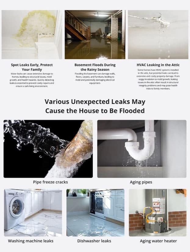 SONOFF Zigbee Water Leak Sensor SNZB-05P – Standalone Smart Leak Detection - Image 17