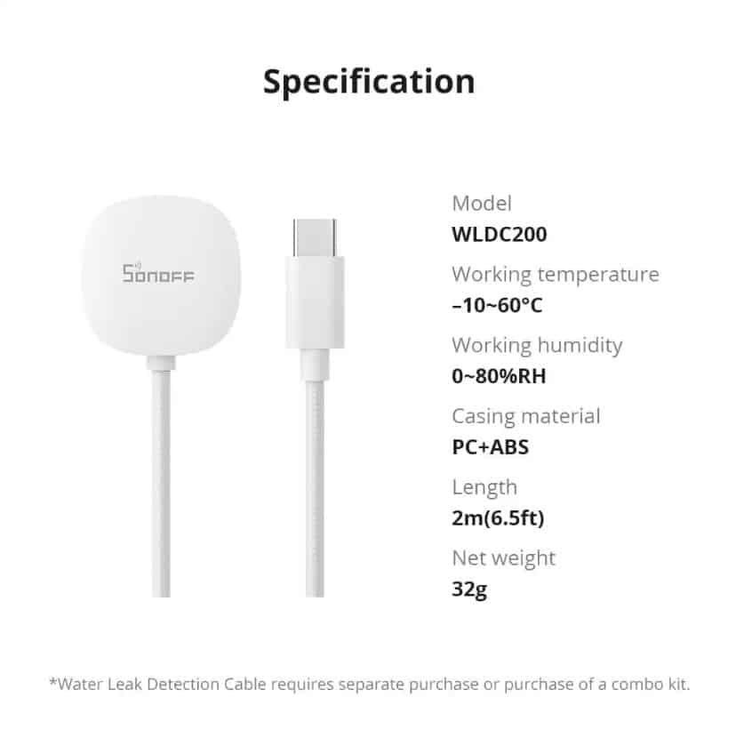 SONOFF Zigbee Water Leak Sensor SNZB-05P – Standalone Smart Leak Detection - Image 4