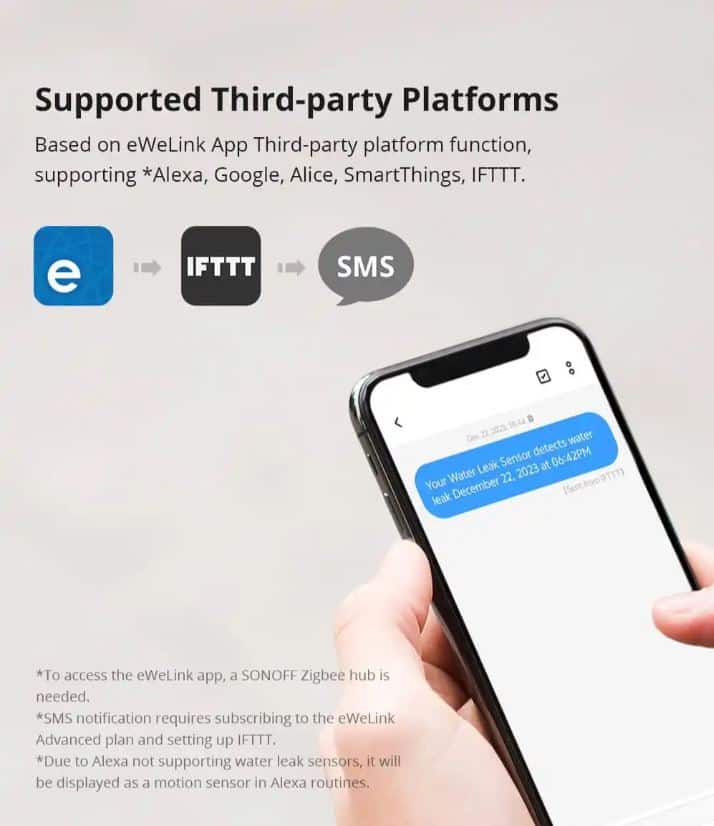 SONOFF Zigbee Water Leak Sensor SNZB-05P – Standalone Smart Leak Detection - Image 7