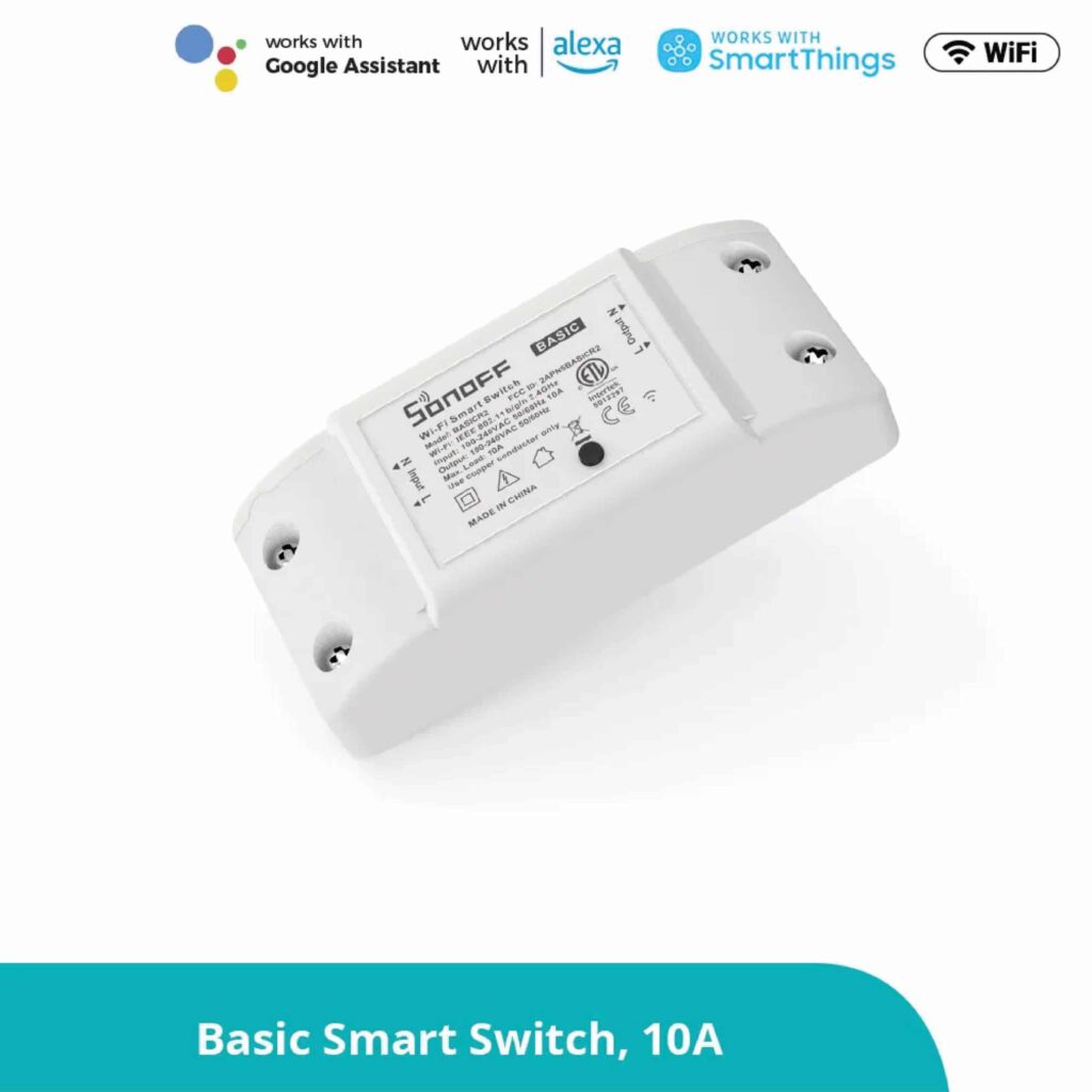Sonoff Basic R2 – Wi-Fi Smart Switch - We Volt