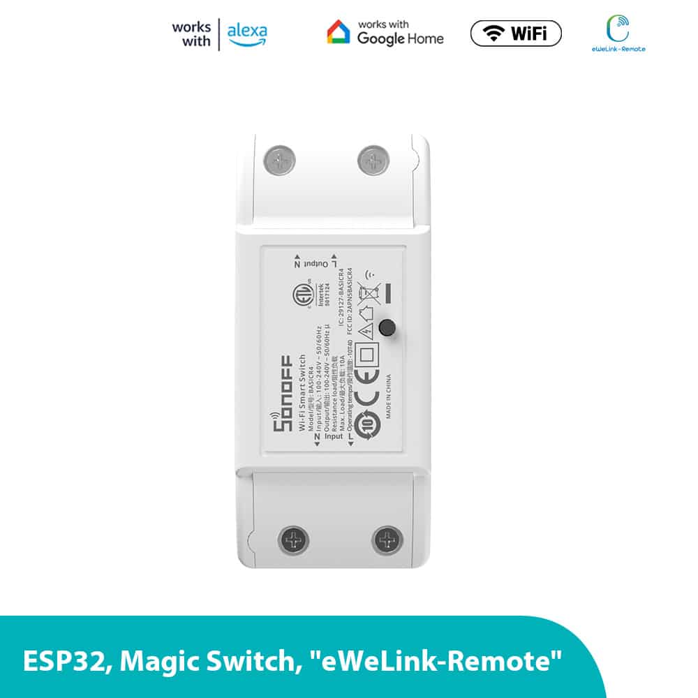 Sonoff Basic R4 – Upgraded Wi-Fi Smart Switch