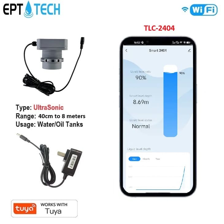 Ultrasonic Liquid Level Sensor – EPT-TLC2404