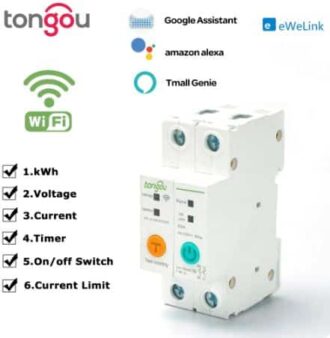 DIN Rail Smart Switch – TONGOU TO-Q-SR263JWE 63A WiFi