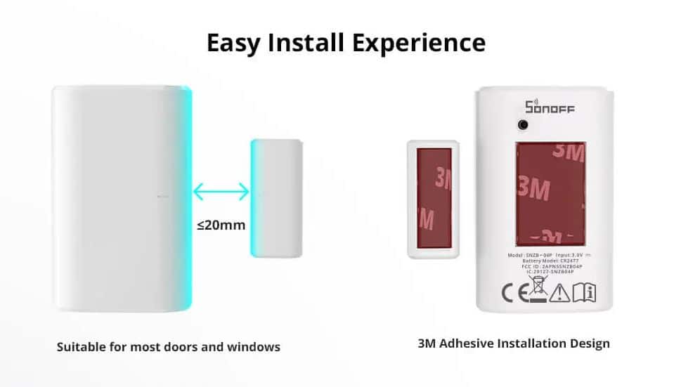 SONOFF Zigbee Door/Window Sensor SNZB-04P - Smart Security Sensor - Image 4